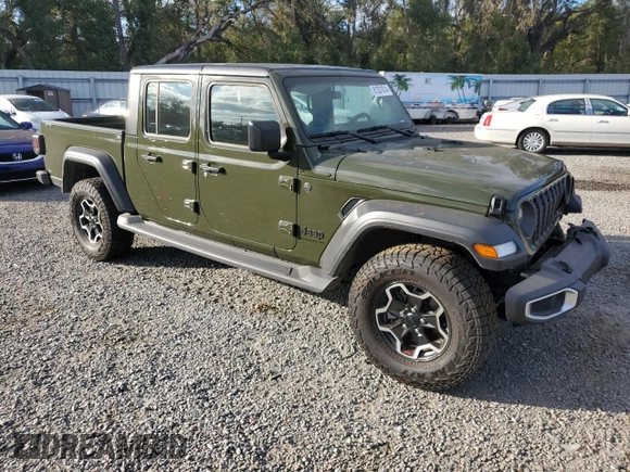 2024 Jeep Gladiator Sport z VIN 1C6HJTAG6RL102290, wystawiony jako Copart lot #81331014 z przebiegiem 9 930 mil mil oraz Szkoda całkowita • Salvage title. Historia ofert i sprzedaży dostępna na DreamBid. Obrazek 4.