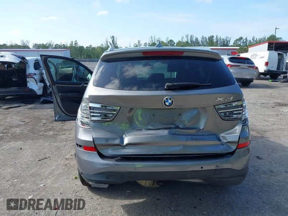 2015 BMW X3 xDrive28i with VIN 5UXWX9C50F0D53883, listed as a IAAI auction lot 42005760 with 127,339 mi miles and . Bid and sale history available at DreamBid. Image 6.