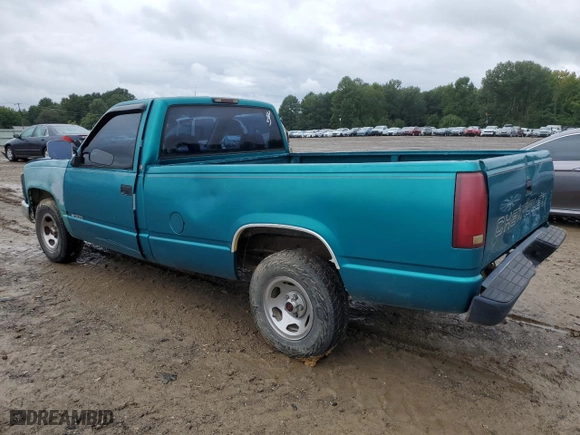 1994 Chevrolet C/K 1500 with VIN 1GCEC14K7RE193990, listed as a Copart auction lot 71073584 with 153,929 mi miles and Salvage Title. Bid and sale history available at carsss.com. Image 2.
