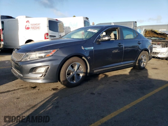 2014 Kia Optima Hybrid LX with VIN KNAGM4AD6E5065101, listed as a Copart auction lot 77467384 with 152,330 mi miles and Salvage Title. Bid and sale history available at carsss.com. Image 1.
