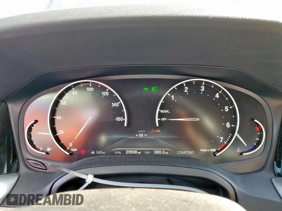 2020 BMW 3 Series 330i with VIN 3MW5R1J04L8B37143, listed as a Copart auction lot 58275205 with 29,938 mi miles and Salvage title. Bid and sale history available at DreamBid. Image 9.