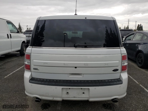 2014 Ford Flex SEL with VIN 2FMGK5C88EBD21017, listed as a Copart auction lot 53649285 with 70,880 mi miles and Salvage Title. Bid and sale history available at carsss.com. Image 6.