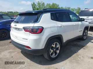 2019 Jeep Compass Limited with VIN 3C4NJCCB4KT743865, listed as a IAAI auction lot 42365744 with 65,273 mi miles and . Bid and sale history available at DreamBid. Image 4.