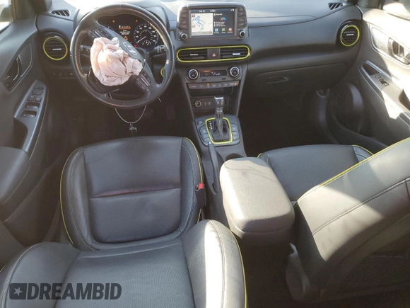 2018 Hyundai Kona Ultimate with VIN KM8K53A54JU094881, listed as a Copart auction lot 46808235 with 64,149 mi miles and Salvage Title. Bid and sale history available at carsss.com. Image 8.