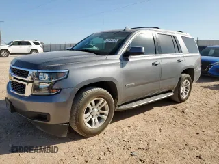 2018 Chevrolet Tahoe LS with VIN 1GNSCAKC7JR219135, listed as a Copart auction lot 61838765 with 119,596 mi miles and Clean title. Bid and sale history available at DreamBid. Image 1.