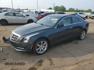 2016 Cadillac ATS Standard RWD with VIN 1G6AA5RA9G0147117, listed as a Copart auction lot 59560885 with 92,839 mi miles and Salvage title. Bid and sale history available at DreamBid. Image 1.