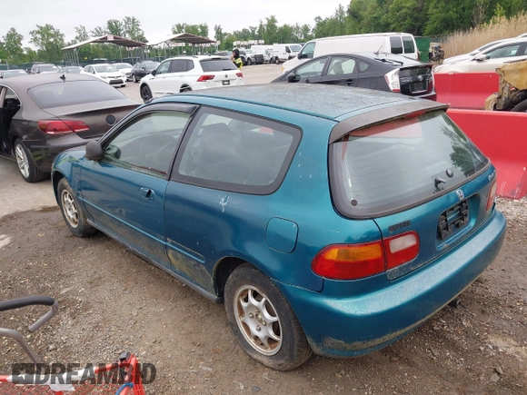 1995 Honda Civic z VIN 2HGEH237XSH516384, wystawiony jako IAAI lot #42193189 z przebiegiem 357 539 mil mil oraz . Historia ofert i sprzedaży dostępna na DreamBid. Obrazek 3.