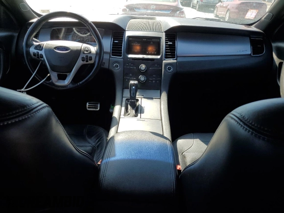 2015 Ford Taurus SHO with VIN 1FAHP2KT3FG203228, listed as a Copart auction lot 49688775 with 76,218 mi miles and Salvage Title. Bid and sale history available at DreamBid. Image 8.
