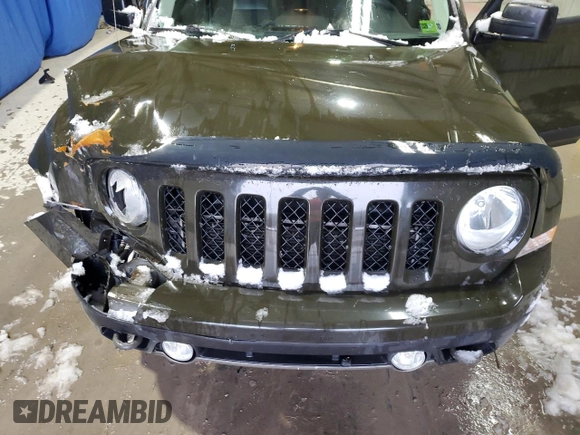 2017 Jeep Patriot 75th Anniversary with VIN 1C4NJRBB2HD168832, listed as a Copart auction lot 44936295 with 91,953 mi miles and Salvage Title. Bid and sale history available at carsss.com. Image 14.