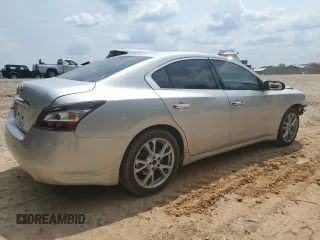 2014 Nissan Maxima S with VIN 1N4AA5AP8EC472503, listed as a Copart auction lot 58904955 with 73,422 mi miles and Salvage title. Bid and sale history available at DreamBid. Image 3.
