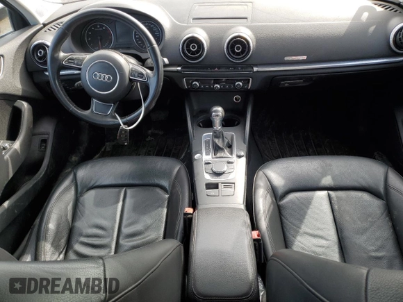 2016 Audi A3 2.0T Premium Plus with VIN WAUE8GFFXG1115550, listed as a Copart auction lot 49481015 with 0 mi miles and Salvage Title. Bid and sale history available at carsss.com. Image 8.