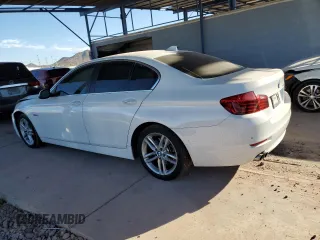 2015 BMW 5 Series 528i with VIN WBA5A5C52FD519802, listed as a Copart auction lot 46165805 with 88,458 mi miles and Salvage Title. Bid and sale history available at DreamBid. Image 2.