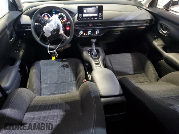 2023 Honda HR-V LX with VIN 3CZRZ2H34PM748484, listed as a Copart auction lot 56770995 with 7,505 mi miles and Salvage title. Bid and sale history available at DreamBid. Image 8.