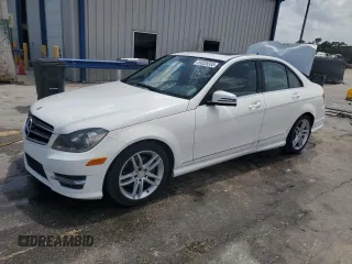 2014 Mercedes-Benz C 250 Sport with VIN WDDGF4HB2ER304272, listed as a Copart auction lot 59525555 with 149,846 mi miles and Salvage title. Bid and sale history available at DreamBid. Image 1.