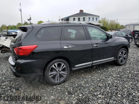 2018 Nissan Pathfinder SL z VIN 5N1DR2MM7JC664789, wystawiony jako Copart lot #55627295 z przebiegiem 95 165 mil mil oraz Szkoda całkowita • Salvage title. Historia ofert i sprzedaży dostępna na DreamBid. Obrazek 3.