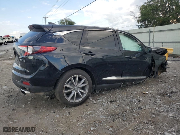 2023 Acura RDX w/Technology Package with VIN 5J8TC1H51PL001940, listed as a Copart auction lot 73582394 with 44,368 mi miles and Salvage Title. Bid and sale history available at carsss.com. Image 3.