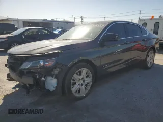 2015 Chevrolet Impala LS with VIN 2G11Z5SL3F9142638, listed as a Copart auction lot 60754925 with 126,255 mi miles and Salvage title. Bid and sale history available at DreamBid. Image 1.