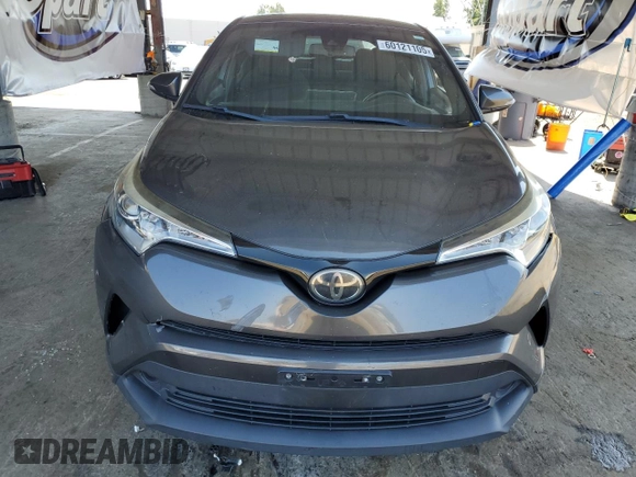 2018 Toyota C-HR XLE with VIN NMTKHMBXXJR025925, listed as a Copart auction lot 60121105 with 107,081 mi miles and Salvage title. Bid and sale history available at DreamBid. Image 5.