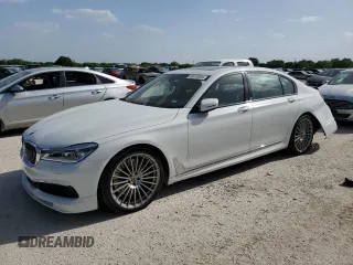2019 BMW 7 Series with VIN WBA7F2C15KB242462, listed as a Copart auction lot 60916394 with 20,985 mi miles and Salvage title. Bid and sale history available at DreamBid. Image 1.
