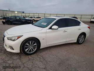 2017 Infiniti Q50 3.0t Premium with VIN JN1EV7AP5HM740825, listed as a Copart auction lot 49048605 with 112,703 mi miles and Salvage Title. Bid and sale history available at carsss.com. Image 1.