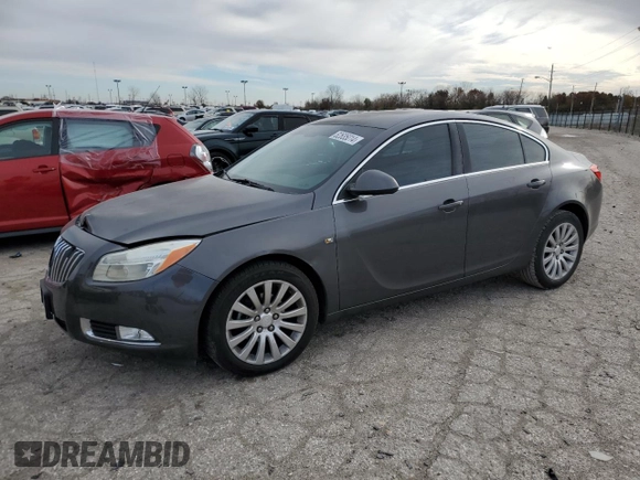 2011 Buick Regal CXL RL1 with VIN W04GN5EC1B1027425, listed as a Copart auction lot 82635014 with 80,777 mi miles and Salvage Title. Bid and sale history available at carsss.com. Image 1.