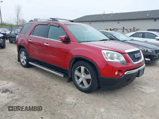 2012 GMC Acadia SLT1 with VIN 1GKKVRED2CJ183205, listed as a IAAI auction lot 42023355 with 239,214 mi miles. Bid and sale history available at carsss.com. Image 1.
