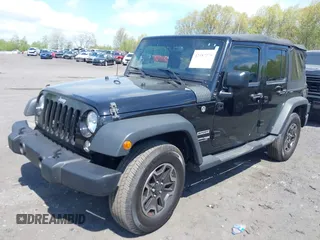 2018 Jeep Wrangler JK Unlimited Sport S with VIN 1C4BJWDG9JL816592, listed as a IAAI auction lot 42187279 with 91,169 mi miles. Bid and sale history available at carsss.com. Image 2.