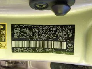 2013 Lexus ES 300h Hybrid with VIN JTHBW1GG6D2011464, listed as a IAAI auction lot 41838434 with 150,747 mi miles. Bid and sale history available at carsss.com. Image 9.