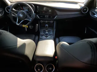 2019 Alfa Romeo Giulia Ti Sport with VIN ZARFAMBN9K7604458, listed as a Copart auction lot 73707164 with 34,495 mi miles and Salvage Title. Bid and sale history available at carsss.com. Image 8.