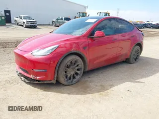 2023 Tesla Model Y Long Range with VIN 7SAYGDEE6PA157652, listed as a IAAI auction lot 41866777 with 22,584 mi miles. Bid and sale history available at carsss.com. Image 19.