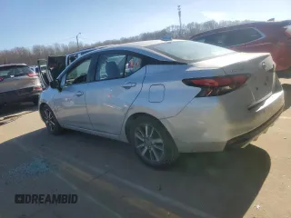 2021 Nissan Versa SV with VIN 3N1CN8EVXML852045, listed as a Copart auction lot 47034745 with 88,304 mi miles and Salvage title. Bid and sale history available at DreamBid. Image 2.