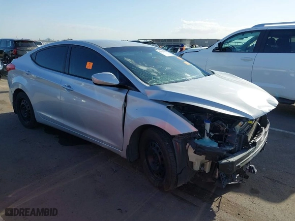 2012 Hyundai Elantra GLS with VIN KMHDH4AE6CU460641, listed as a IAAI auction lot 41926289 with 1 mi miles. Bid and sale history available at carsss.com. Image 1.
