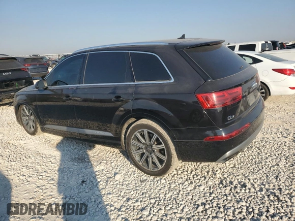 2018 Audi Q7 Premium with VIN WA1AHAF79JD029122, listed as a Copart auction lot 75455624 with 140,781 mi miles and Salvage title. Bid and sale history available at DreamBid. Image 2.