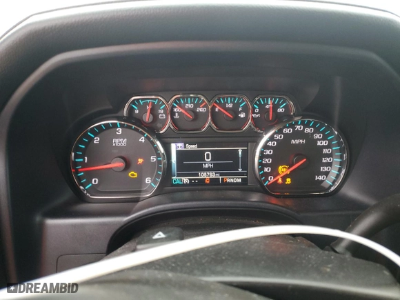 2015 Chevrolet Silverado 1500 LTZ with VIN 3GCUKSECXFG523153, listed as a Copart auction lot 44009825 with 106,763 mi miles and Salvage Title. Bid and sale history available at carsss.com. Image 9.
