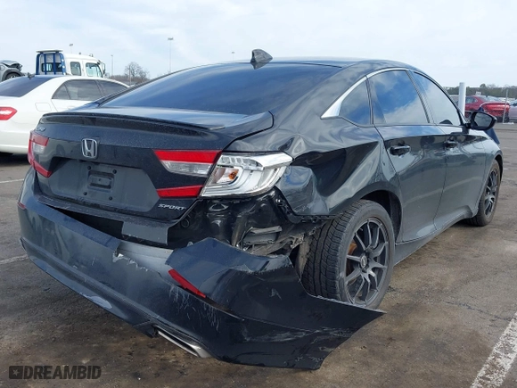 2020 Honda Accord Sedan Sport with VIN 1HGCV1F3XLA137727, listed as a IAAI auction lot 41667589 with 41,412 mi miles. Bid and sale history available at carsss.com. Image 4.