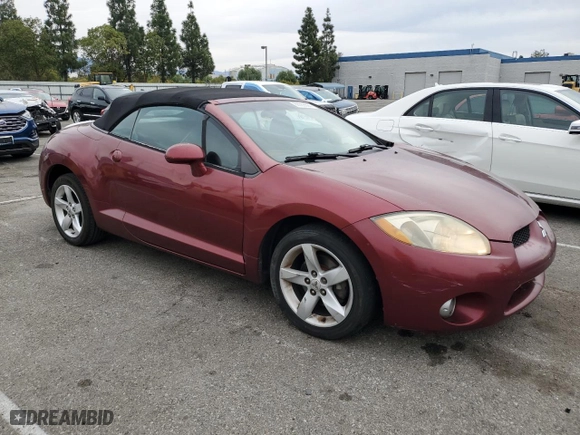 2007 Mitsubishi Eclipse GS with VIN 4A3AL25F97E008824, listed as a Copart auction lot 86565594 with 197374 miles and Clean Title. Bid and sale history available at carsss.com. Image 4.