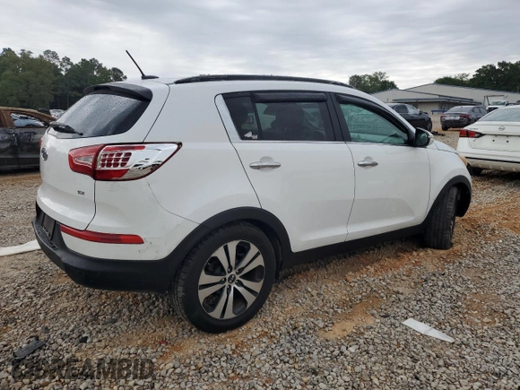 2012 Kia Sportage EX with VIN KNDPC3A2XC7192367, listed as a Copart auction lot 57698365 with 106,730 mi miles and Salvage title. Bid and sale history available at DreamBid. Image 3.