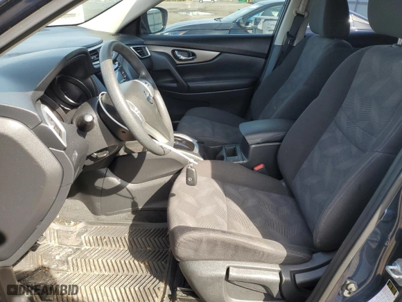 2016 Nissan Rogue SV with VIN KNMAT2MV9GP723361, listed as a Copart auction lot 50865835 with 27,515 mi miles and Salvage Title. Bid and sale history available at carsss.com. Image 7.