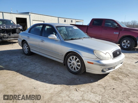 2005 Hyundai Sonata GLS with VIN KMHWF35H45A113584, listed as a Copart auction lot 47126885 with 105,482 mi miles and Salvage Title. Bid and sale history available at carsss.com. Image 4.