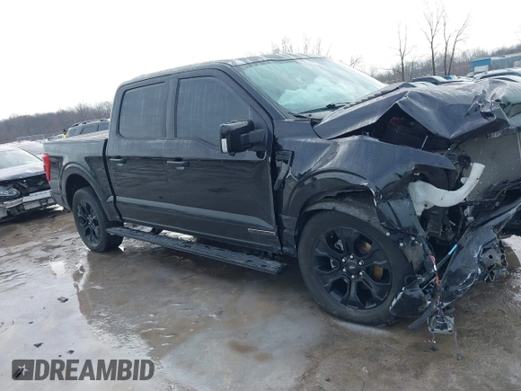 2023 Ford F-150 XL with VIN 1FTFW1EDXPFA92459, listed as a IAAI auction lot 41480300 with 36,786 mi miles. Bid and sale history available at carsss.com. Image 12.
