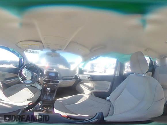 2021 Ford EcoSport S with VIN MAJ3S2FE5MC449321, listed as a Copart auction lot 48483015 with 10,875 mi miles and Salvage Title. Bid and sale history available at DreamBid. Image 14.
