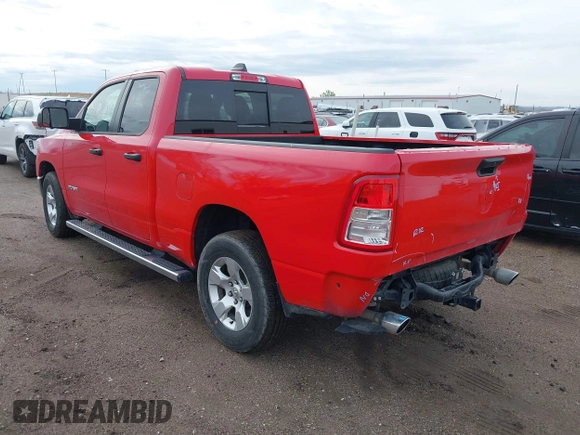 2023 Ram 1500 Big Horn with VIN 1C6SRFBT7PN620356, listed as a IAAI auction lot 41892108 with 44,824 mi miles. Bid and sale history available at carsss.com. Image 3.