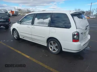 2005 Mazda MPV LX with VIN JM3LW28J650541962, listed as a IAAI auction lot 41797934 with Not Provided miles. Bid and sale history available at carsss.com. Image 3.