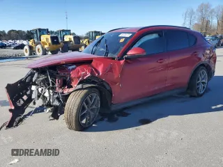 2018 Alfa Romeo Stelvio Ti Sport z VIN ZASFAKNN9J7B78626, wystawiony jako Copart lot #46282375 z przebiegiem Nie podano mil oraz Szkoda całkowita • Salvage title. Historia ofert i sprzedaży dostępna na DreamBid. Obrazek 1.