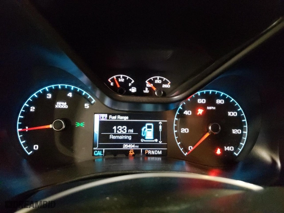 2016 Chevrolet Colorado 4WD Z71 with VIN 1GCPTDE10G1359481, listed as a Copart auction lot 78215534 with 26,494 mi miles and Salvage Title. Bid and sale history available at carsss.com. Image 9.