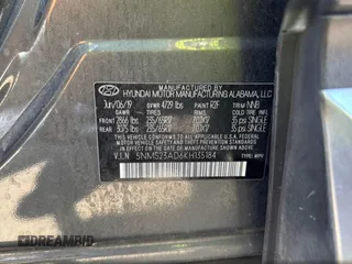 2019 Hyundai Santa Fe SE with VIN 5NMS23AD6KH135184, listed as a Copart auction lot 55706565 with 196,819 mi miles and Clean Title. Bid and sale history available at carsss.com. Image 10.