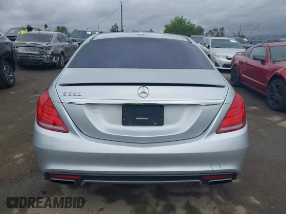 2015 Mercedes-Benz S 550 with VIN WDDUG8CB7FA195614, listed as a IAAI auction lot 42068619 with 64,275 mi miles and . Bid and sale history available at carsss.com. Image 17.