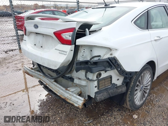 2016 Ford Fusion Titanium with VIN 3FA6P0K96GR158621, listed as a IAAI auction lot 41678349 with 182,162 mi miles. Bid and sale history available at carsss.com. Image 19.