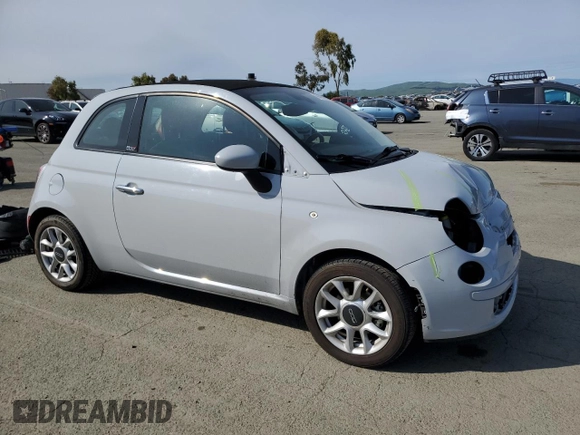 2017 FIAT 500 Pop z VIN 3C3CFFLR8HT544001, wystawiony jako Copart lot #49468035 z przebiegiem 57 079 mil mil oraz Szkoda całkowita • Salvage title. Historia ofert i sprzedaży dostępna na DreamBid. Obrazek 4.