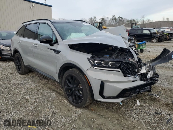 2023 Kia Sorento SX z VIN 5XYRK4LF1PG178674, wystawiony jako Copart lot #45559735 z przebiegiem 32 742 mil mil oraz Szkoda całkowita • Salvage title. Historia ofert i sprzedaży dostępna na DreamBid. Obrazek 4.